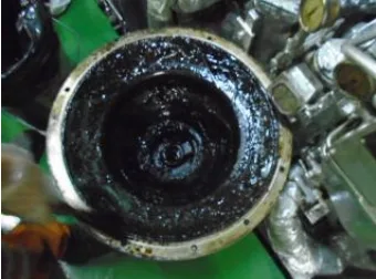 Inside a clogged seperator